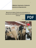 Manual de Practicas de Profundizacion en Reproduccion Animal (Bovinos Lecheros)