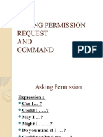 Asking Permission, Request and Commond