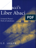 Liber Abaci O Livro Do Calculo Fibonacci