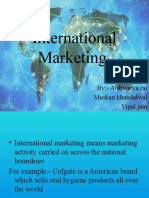 International Marketing Entry