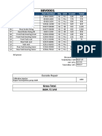 SN Item Name Part Number Qty Unit U.cost Total: Outside Repair