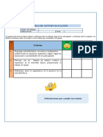 Autoevaluacion 4°