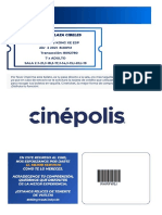 Cinepolis Plaza Cibeles: Godzilla Vs Kong Xe Esp 8092780 Transacción: Abr 2 2021 8:20PM 7 X Adulto
