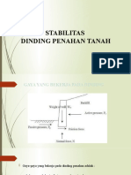 2b - Dinding Penahan Tanah (Stabilitas DPT)