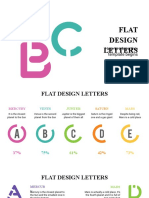 Flat Design Letters by Slidesgo
