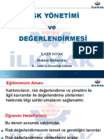 Risk Yönetimi Ve Değerlendirmesi: İlker Kiyak Makine Mühendisi