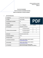 Silabo 2021-I Operaciones y Procesos Unitarios B