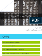 Single Carrier FDMA (Uplink in LTE)