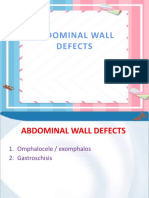 Abdominal Wall Defects