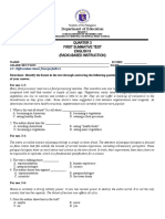 Department of Education: Quarter 3 First Summative Test English 9 (Radio-Based Instruction)