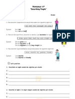 Describing People Worksheet