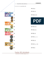 Math 1 - Philippine Bills and Coins - 1