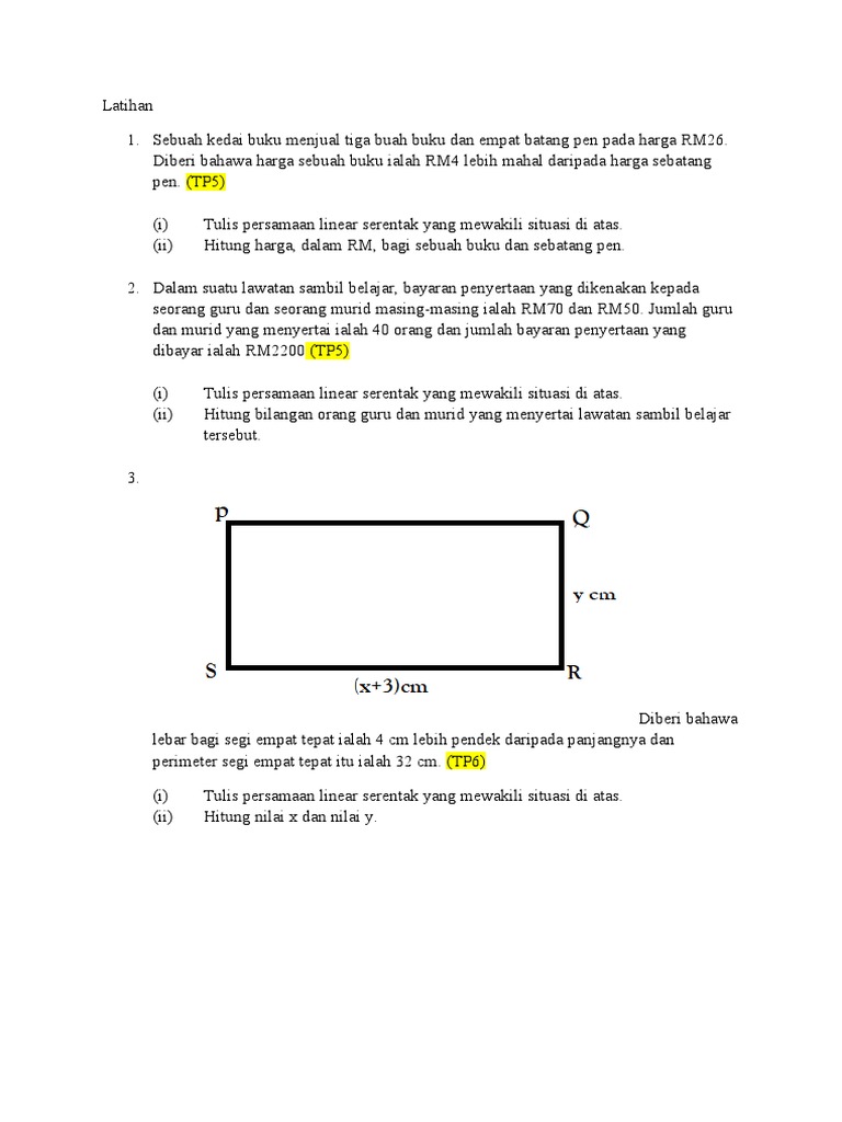 Latihan Pbd Matriks Pdf