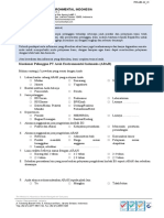 Formulir Survey Kepuasan Pelanggan