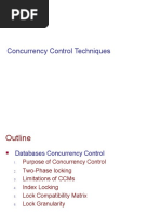 Concurrency Control Techniques