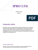 Wipro LTD.: Corporate Action Group - 6