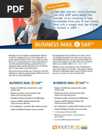 Flyer BusinessMail 4 SAP SAP-und-Email GEDYS-IntraWare-English