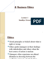 Ethics Business Ethics Lec1