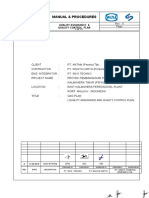 Manual & Procedures: Document No. Rev.: 0 P3FH-QAC-ST-011-00