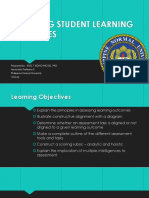 Assessing Student Learning Outcomes