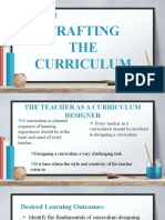 Crafting The Curriculum