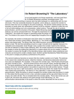 Jealousy Revealed in Robert Browning'S "The Laboratory": Need Help With The Assignment?