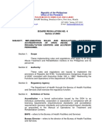 Dangerous Drugs Board: Board Regulation No. 4 Series of 2003