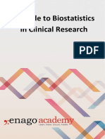 A Guide To Biostatistics in Clinical Research