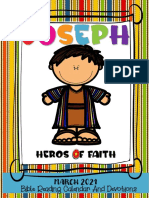 Joseph's Faith and Hard Work