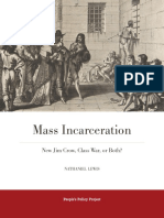 Mass Incarceration: A Study of Racial and Class Disparities