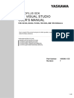 For Visual Studio User'S Manual: Motoplus SDK