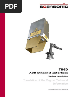 Th6D ABB Ethernet Interface: Translation of The Original Technical Information