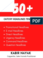 Kabir Nayak: Catchy Headlines Templates