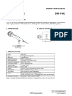 Microphone DM-1100: 1. General Description
