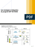 Nos Stratégies D'intégration Du Progiciel SAP /S4 HANA