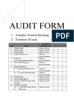 audit form