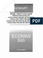 ECOMAX500 TP PARTS up to serial 90109699 (090507)