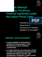 Criminal Attempt: Meaning, Periphery, Position Explained Under The Indian Penal Code
