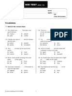 Diagnostic Test Onscreen 2 Test Mid