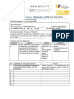 Informe de Tareas Diagnósticas 2021-2022