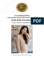 Alby Way Pullover: Free Knitting Pattern