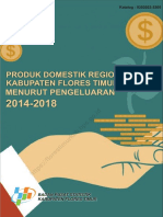 Produk Domestik Regional Bruto Kabupaten Flores Timur Menurut Pengeluaran 2014-2018