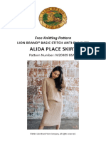 Alida Place Skirt: Free Knitting Pattern