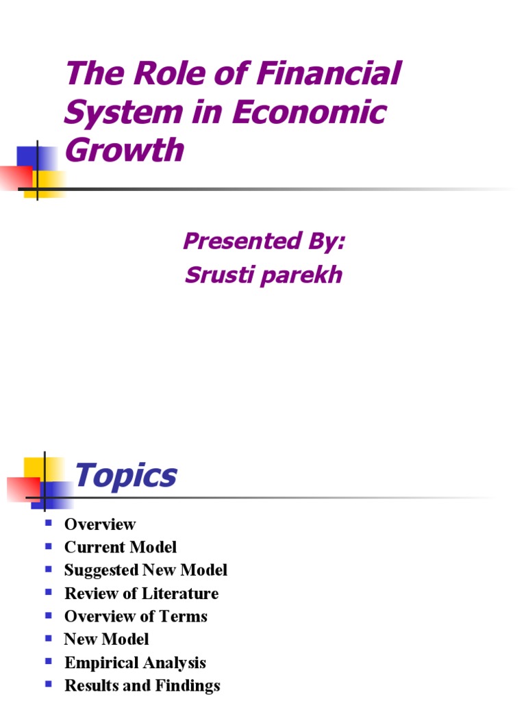 Financial Systems and Economic Growth Analysis | PDF | Regression ...