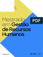 Mestrado em Gestão de Recursos Humanos ISEG