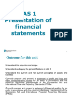 IAS1 Presentation of Financial Statements