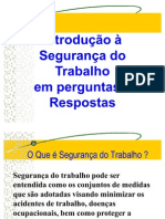 Introdução a Segurança do Trabalho