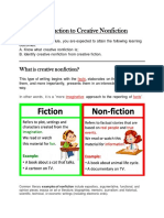 Introduction To Creative Nonfiction