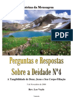 Perguntas e Respostas Sobre a Deidade Nº. 4