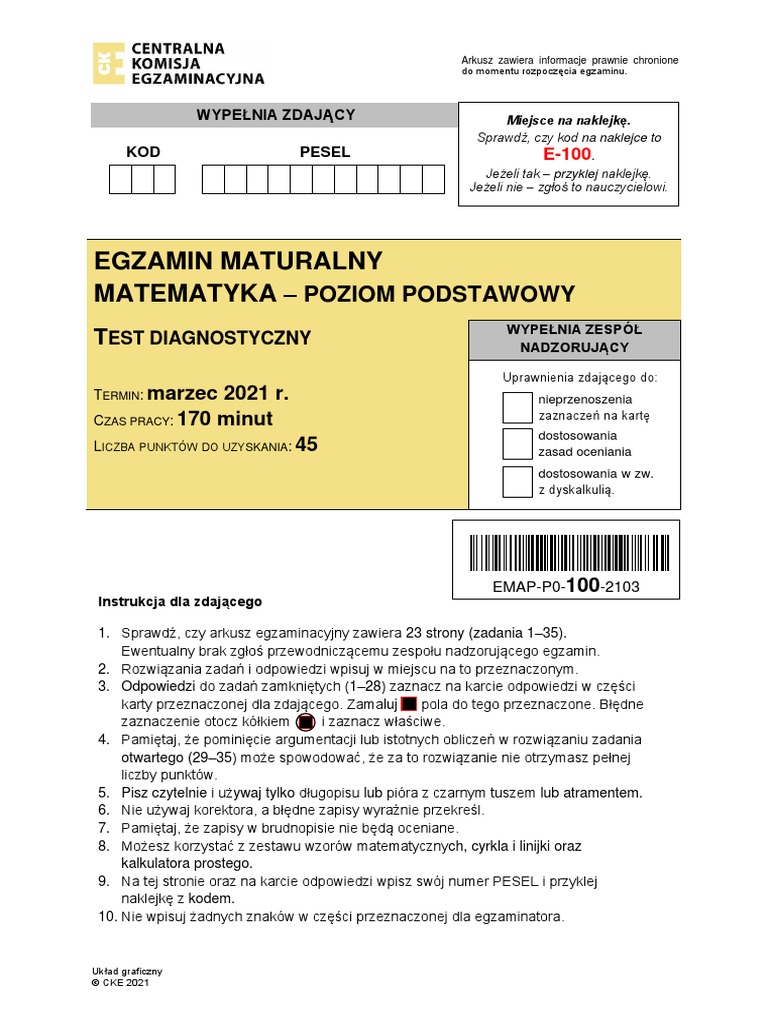 Próbna Matura Z Matematyki Nowa Era 2016